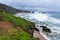 Crescent Beach at Ecola State Park near Cannon Beach Oregon USA