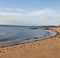 Crescent beach near New Haven Harbor in Connecticut