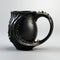 Crescent Black Mug With Spikes - James Paick Style