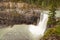 Crescent Falls in the foothills of the Canadian Rocky Mountains