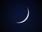 Crescent moon phase illumination 4 percent 1.4.22