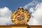 Crest of a German bishop, made from yellow sandstone