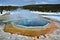 Crested Pool. Yellowstone National Park in the Winter.