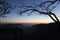 Creux-du-Van or Creux du Van: Rocky Gorge before sunrise