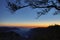Creux-du-Van or Creux du Van: Rocky Gorge before sunrise