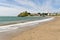 Criccieth beach in North Wales