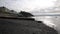 Criccieth North Wales UK early summer morning with beach and sea