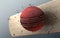 Cricket Ball Striking Bat In Slow Motion