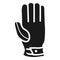 Cricket glove icon, simple style