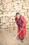 Cricket in monastery in Ladakh