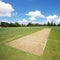 Cricket pitch empty