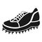 Cricket sneaker icon, simple style