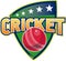 Cricket sports ball stars shield