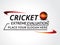 Cricket Tournament Text Background