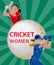 Cricket women poster 4