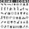 Crime icons