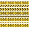 Crime line tape. Police danger caution vector yellow barrier. Not cross security line