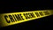 Crime Scene Tape with Red and Blue flashes