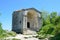 Crimea, Bakhchisaray, cave city Chufut Kale. Ancient Durbe Dzhanike Khanum