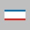 Crimea flag vector illustration in high quality for ui and ux, website or mobile application