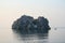 Crimea. Gurzuf. Two rocks in the sea