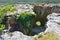 Crimea, ruins of the cave city Mangup Kale