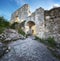 Crimea, ruins citadel on top of mountain