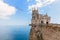 Crimea, Swallow Nest Castle summer sea view