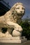 Crimea Vorontsov Palace Marble Lion with Ball Sculpture