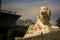 Crimea Vorontsov Palace Marble Lion Sculpture