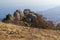 Crimea. Yalta, High rocks Ai-Petri of Crimean mountains