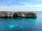 Crimean Cape Tarkhankut romantic marine sunny day view