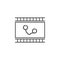 Criminal film icon. Cinema element icon. Premium quality graphic design. Signs, outline symbols collection icon for websites, web