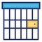 Criminal jail, imprison Isolated Vector Icon which can be easily modified or edit