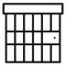 Criminal jail, imprison Isolated Vector Icon which can be easily modified or edit