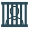 Criminal, jail  Isolated Vector Icon that can be easily modified or edit