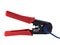 Crimping pliers and blue cord