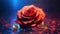 Crimson Reverie: Embrace the Soft-Focus Beauty of a Valentine\\\'s Day Rose