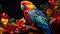 Crimson Rosella colorful Parrot