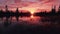 Crimson Twilight, A Sunset Over Marsh Symphony