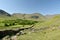 Crinkle Crags at head of Mickleden valley, Lake District