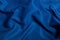 crinkled blue cloth for background