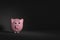 crisis lockdown one very surprised piggy bank