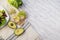 Crisp bread with avocado table. High quality and resolution beautiful photo concept