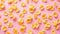 Crisp Cornflakes on Pink Background