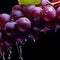 Crisp Delights Grape Glistening with Freshness and Water Droplets. Generative AI