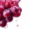 Crisp Delights Grape Glistening with Freshness and Water Droplets. Generative AI