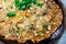 Crisp fried oyster pancake