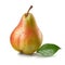 Crisp and Juicy: Pears in Pristine White Background