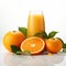 Crisp Orange Product Photography On White Background